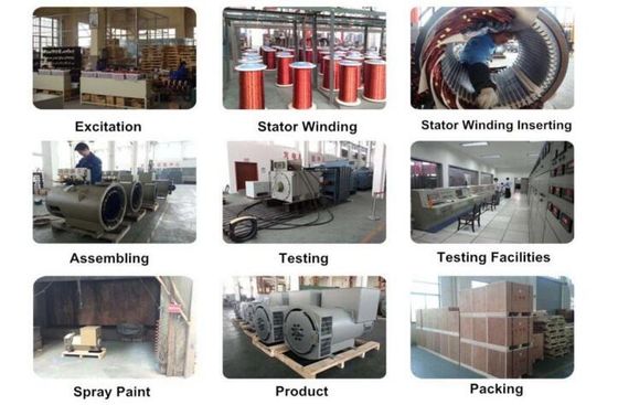 satın al 110V-480V Voltaj aralığı AVR SX460 AS440 ve Endüstriyel Güç Üretimi için 20 Yıllık Yaşam Süresi ile Çift rulmanlı alternatif online manufacture